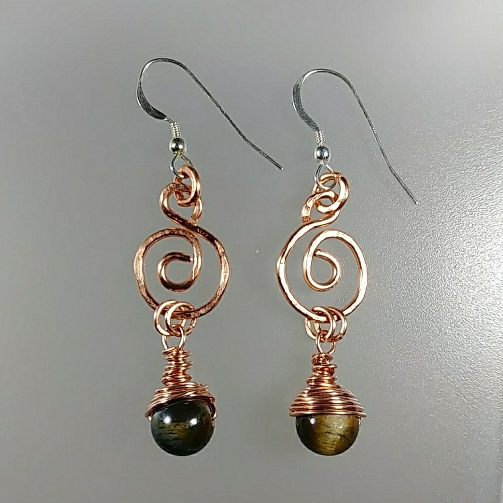 Jasmine's Tiger-Eye Earrings